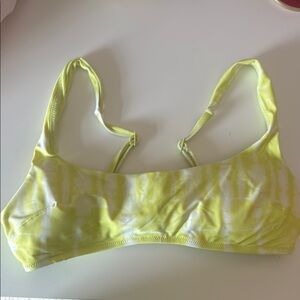 Aerie Yellow and White Bikini Swimwear